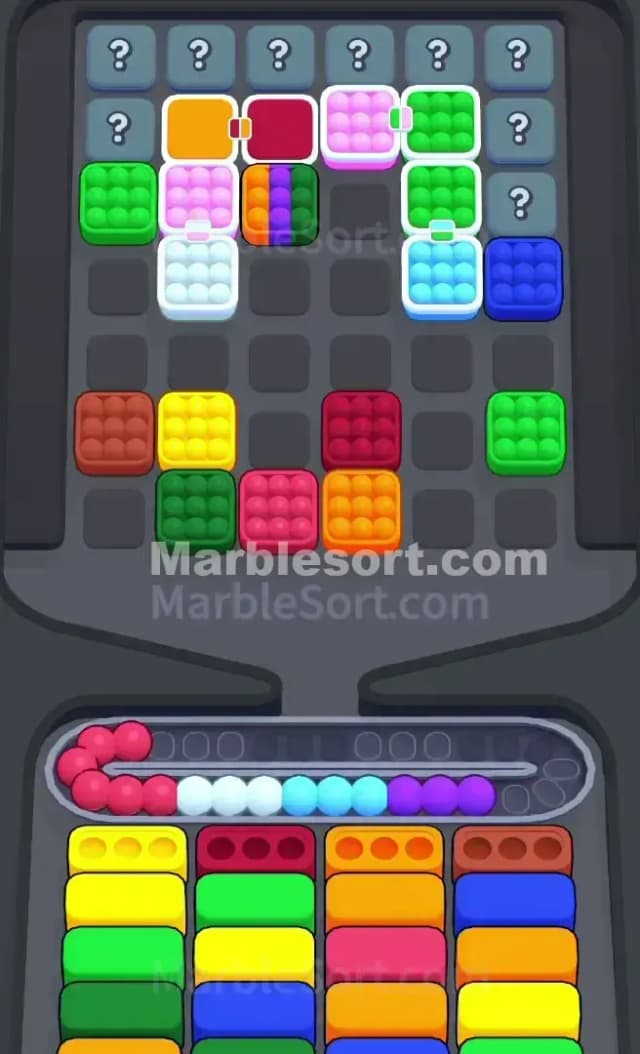 Marble Sort Level 374 Solution 1