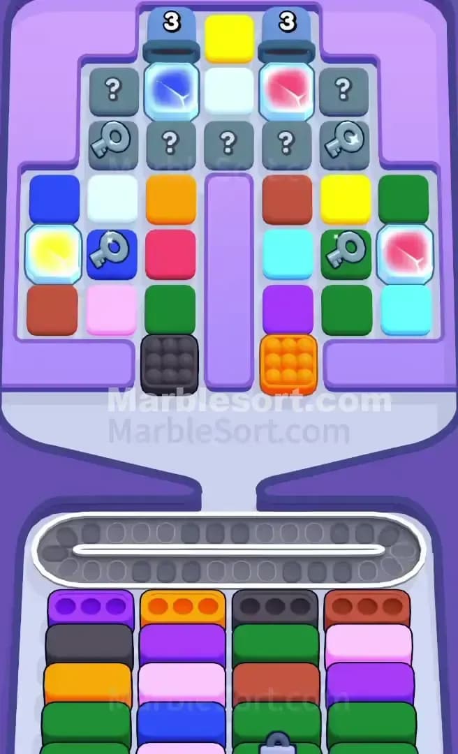 Marble Sort Level 528 Screenshot