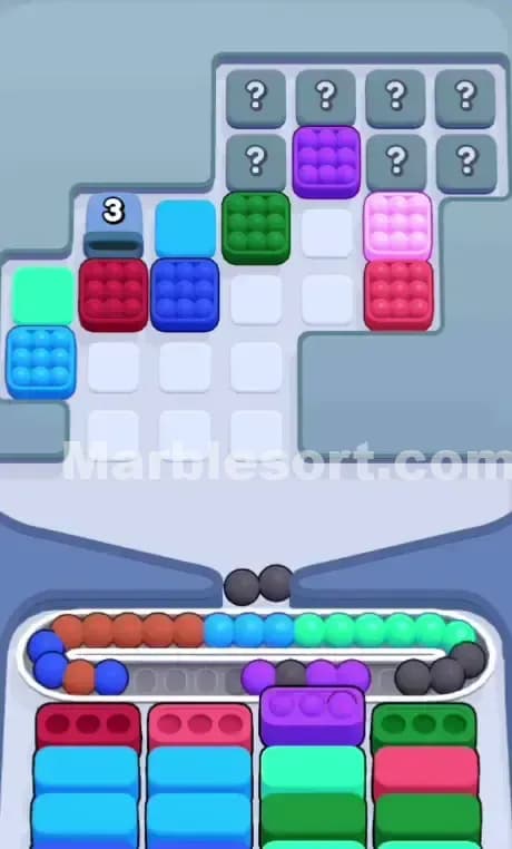 Marble Sort Level 85 Solution 1