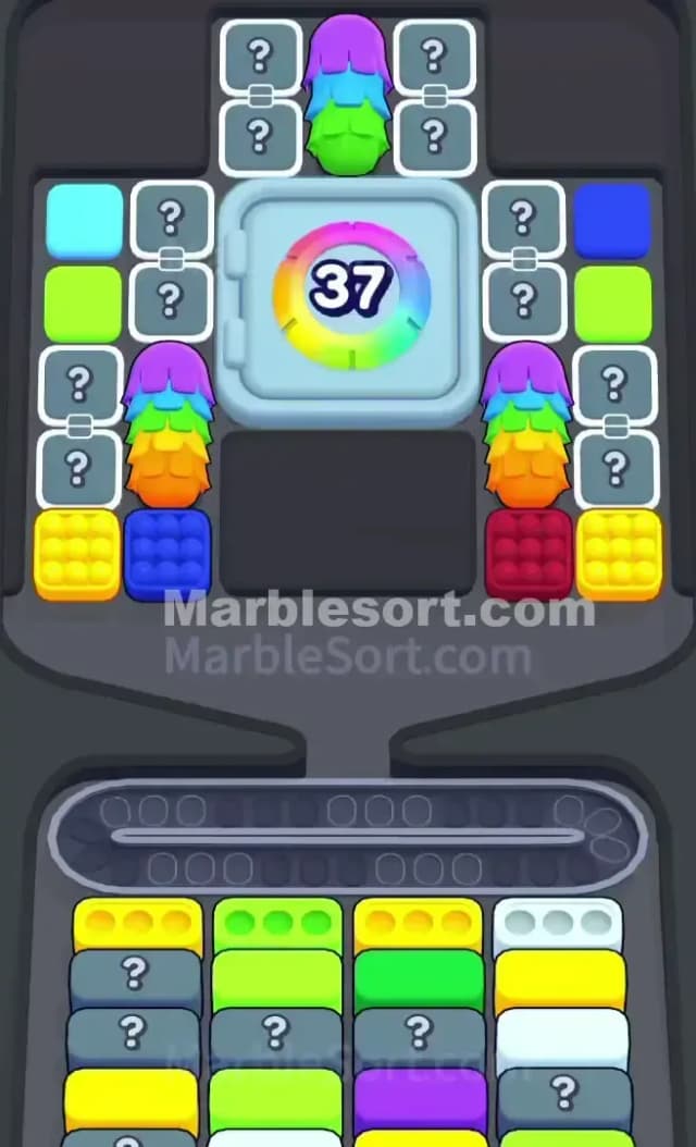 Marble Sort Level 724 Gameplay