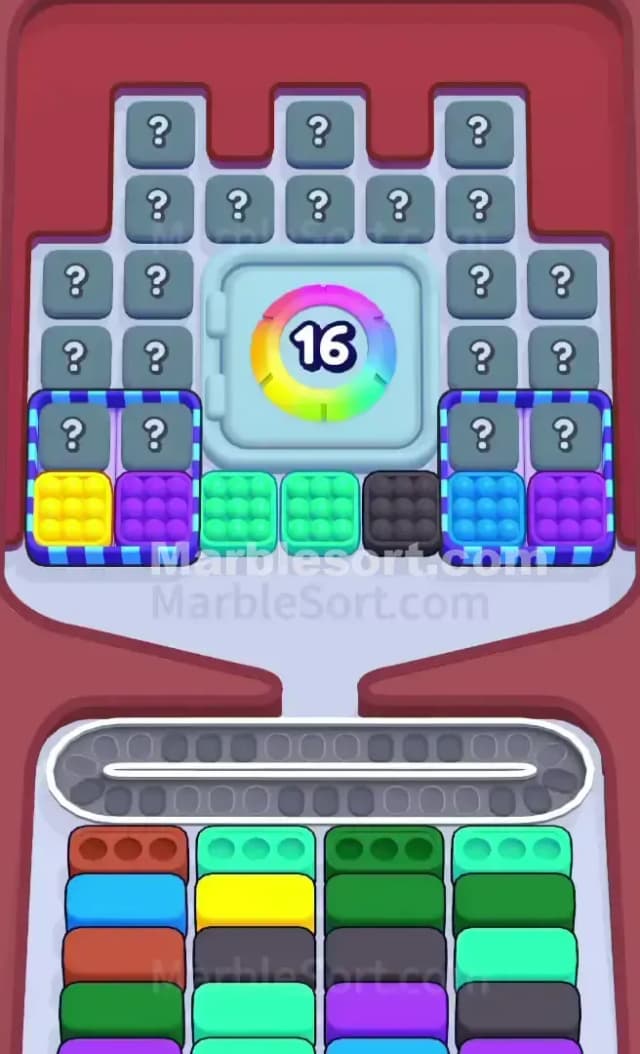 Marble Sort Level 539 Gameplay