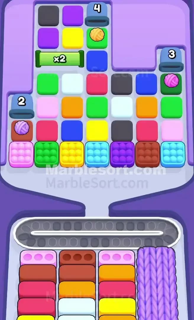 Marble Sort Level 519 Screenshot