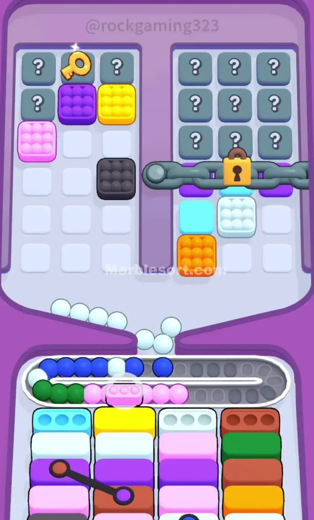 Marble Sort Level 99 Solution 1