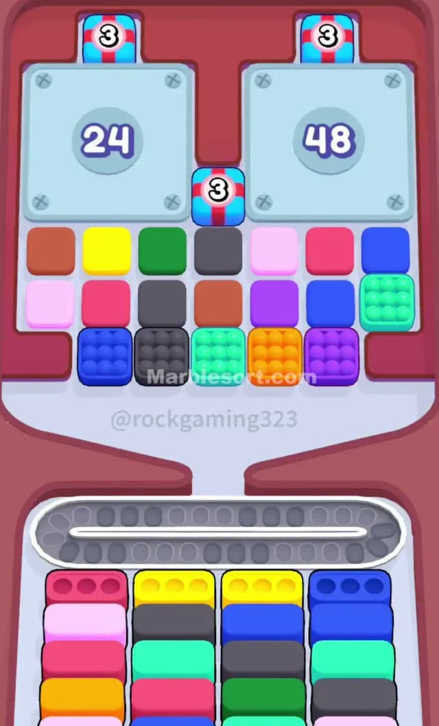 Marble Sort Level 153 Gameplay