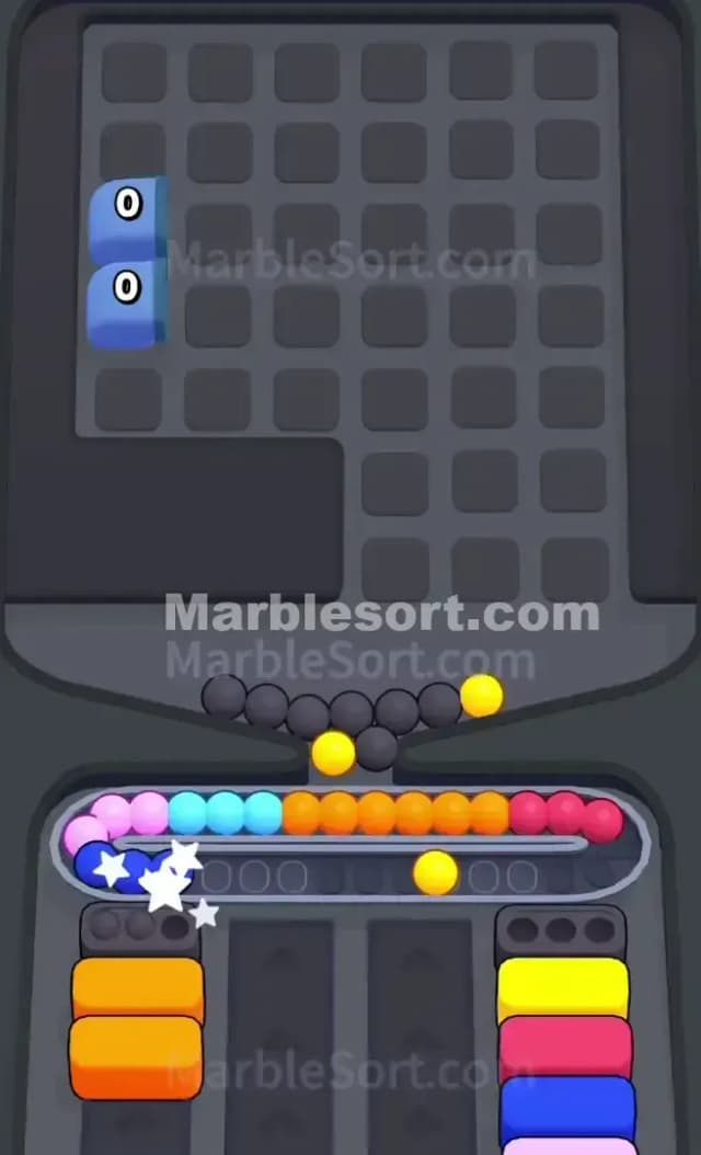 Marble Sort Level 490 Solution 3