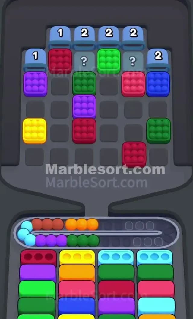 Marble Sort Level 570 Solution 1