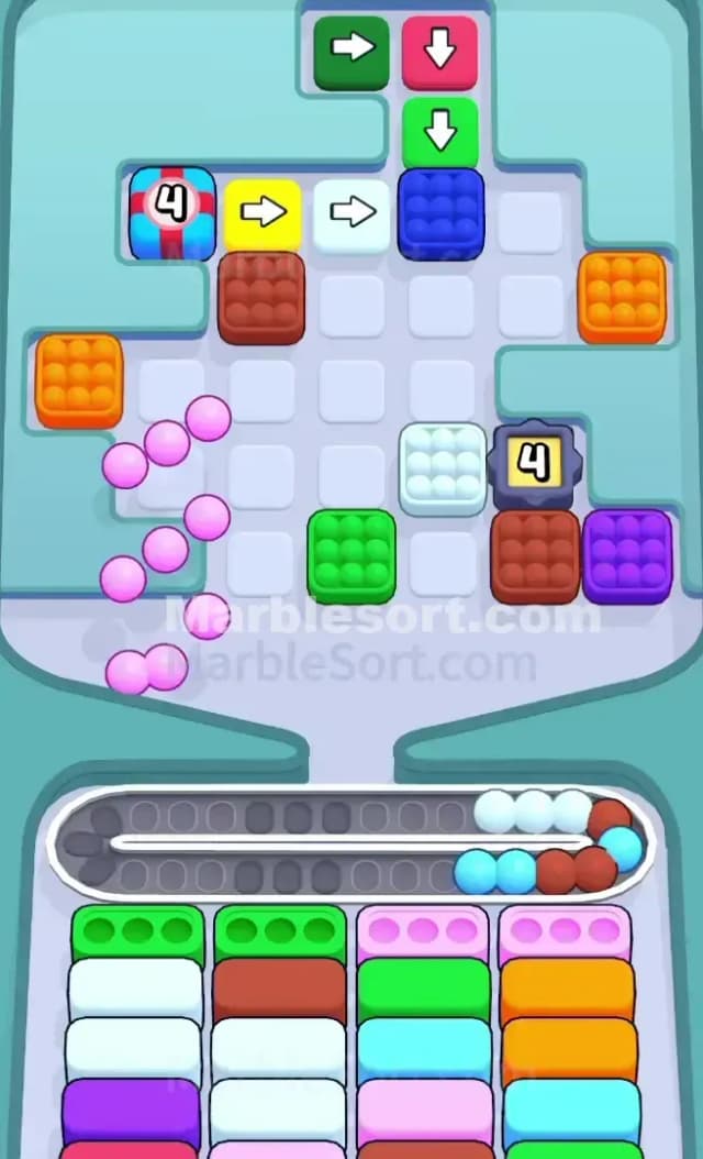 Marble Sort Level 498 Solution 1