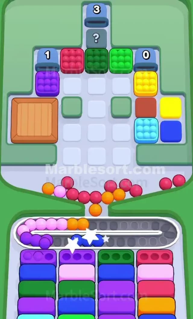 Marble Sort Level 572 Solution 1