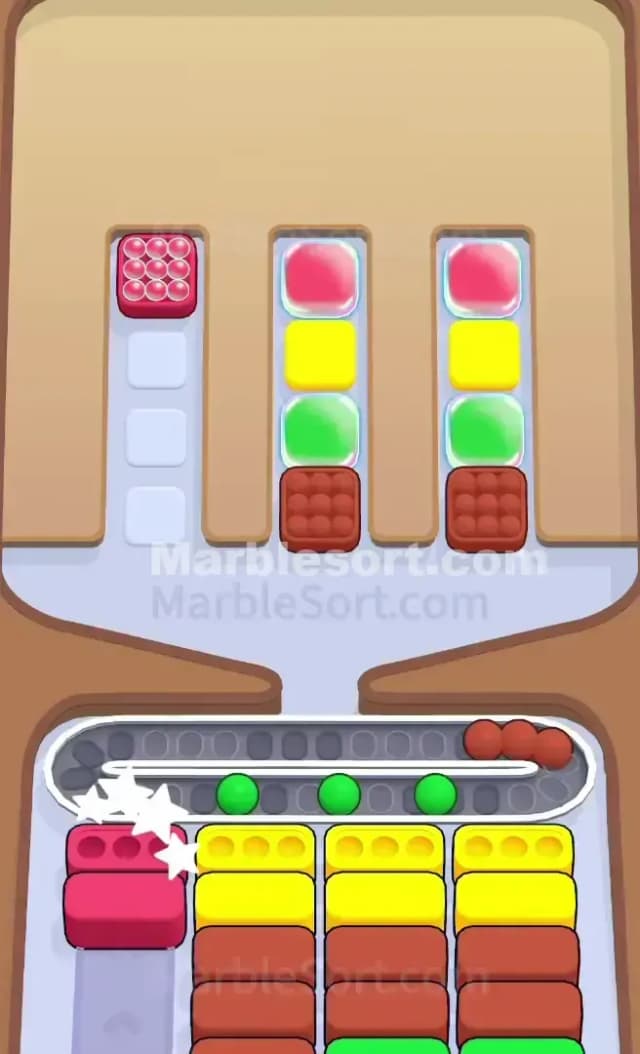 Marble Sort Level 662 Solution 1