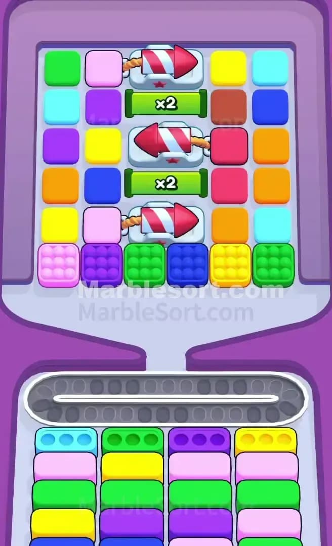 Marble Sort Level 632 Screenshot