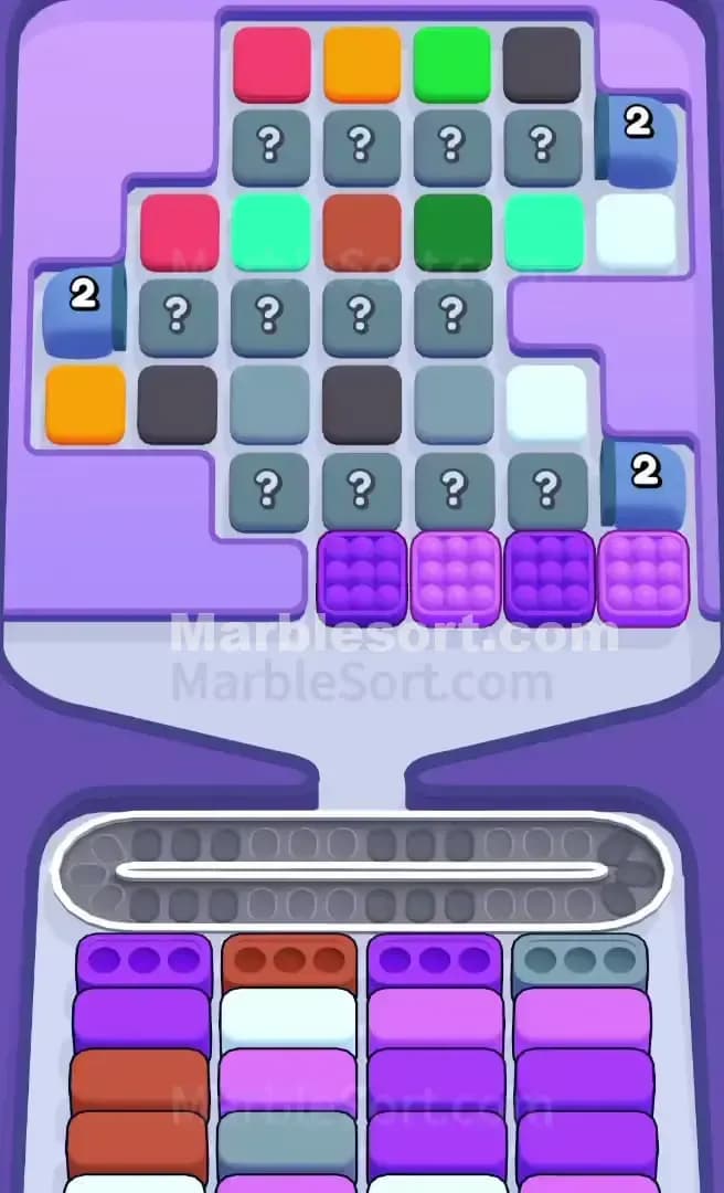 Marble Sort Level 296 Screenshot