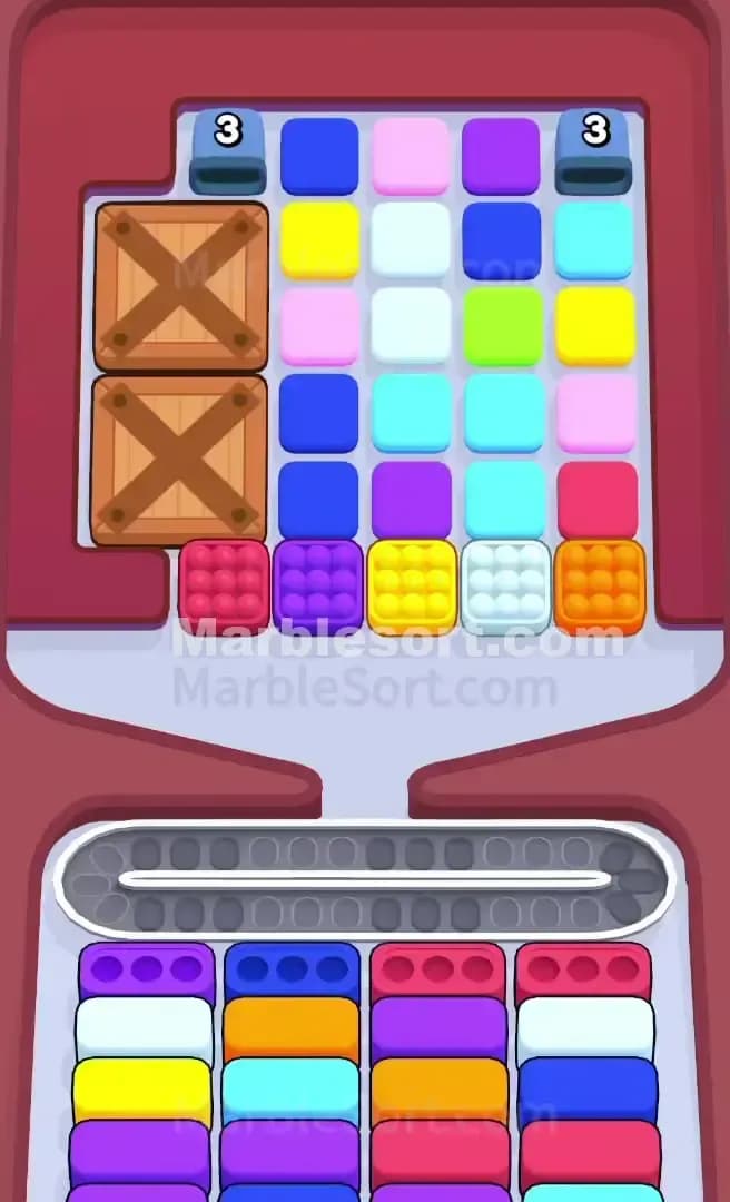 Marble Sort Level 455 Screenshot