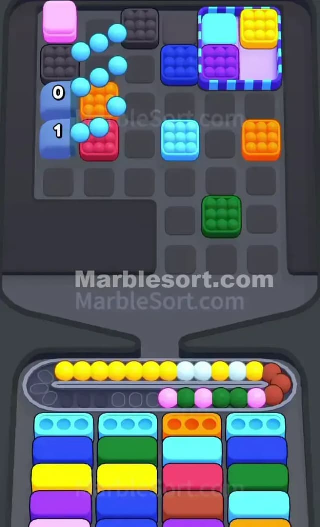 Marble Sort Level 490 Solution 2