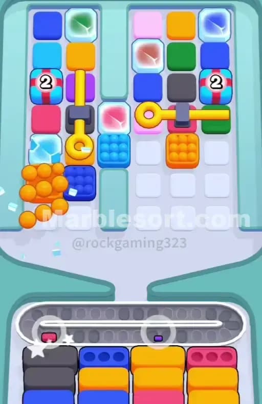 Marble Sort Level 349 Solution 1