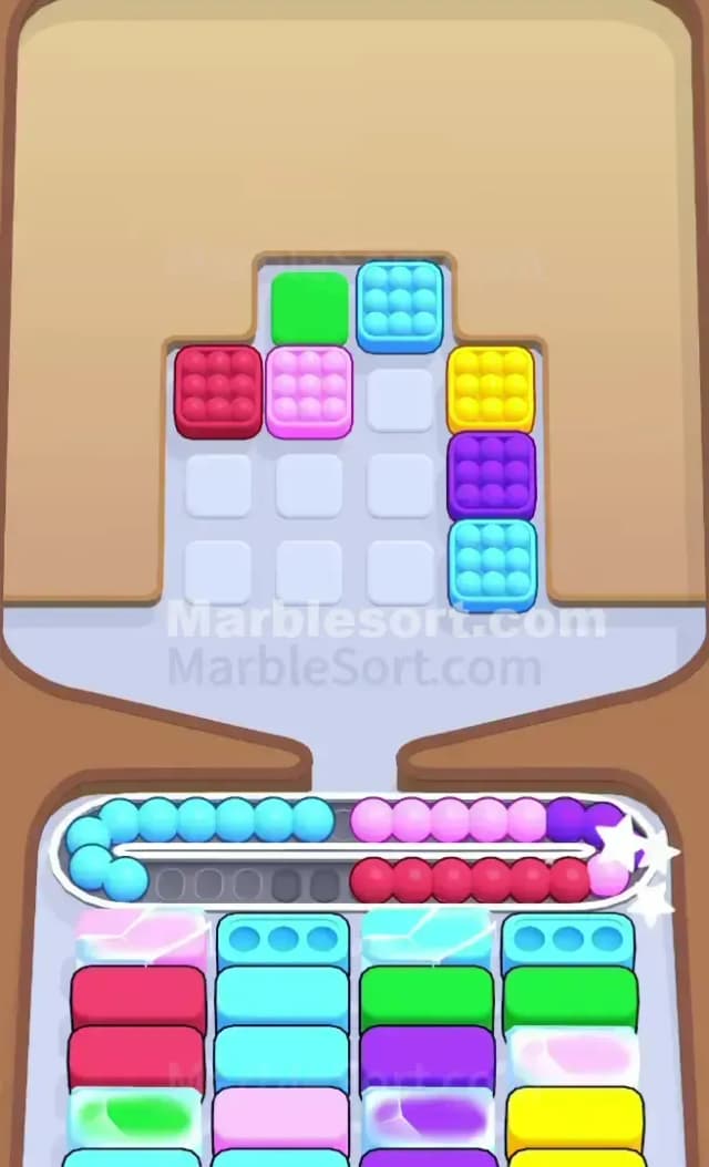 Marble Sort Level 281 Solution 2