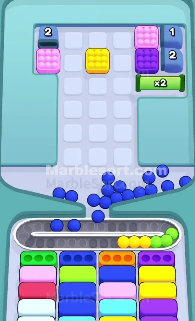 Marble Sort Level 345 Solution 2