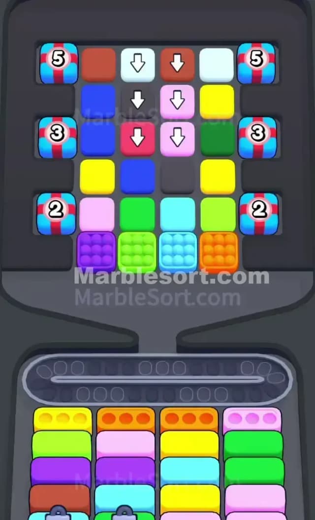 Marble Sort Level 337 Gameplay