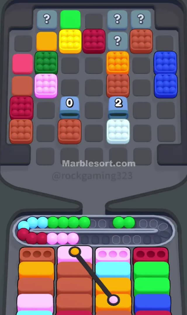 Marble Sort Level 230 Solution 2