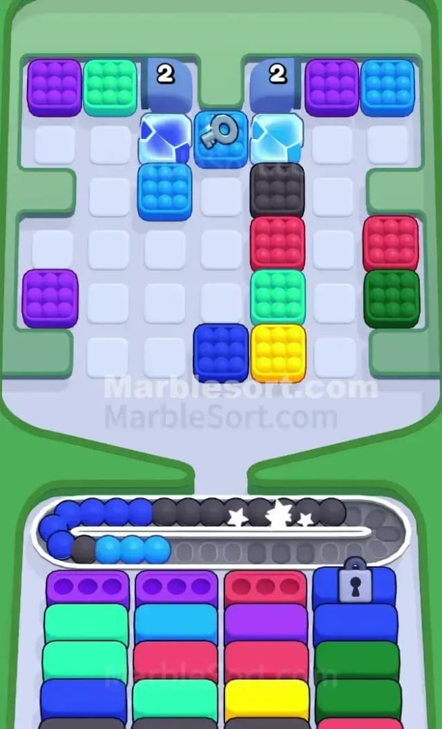 Marble Sort Level 411 Solution 2