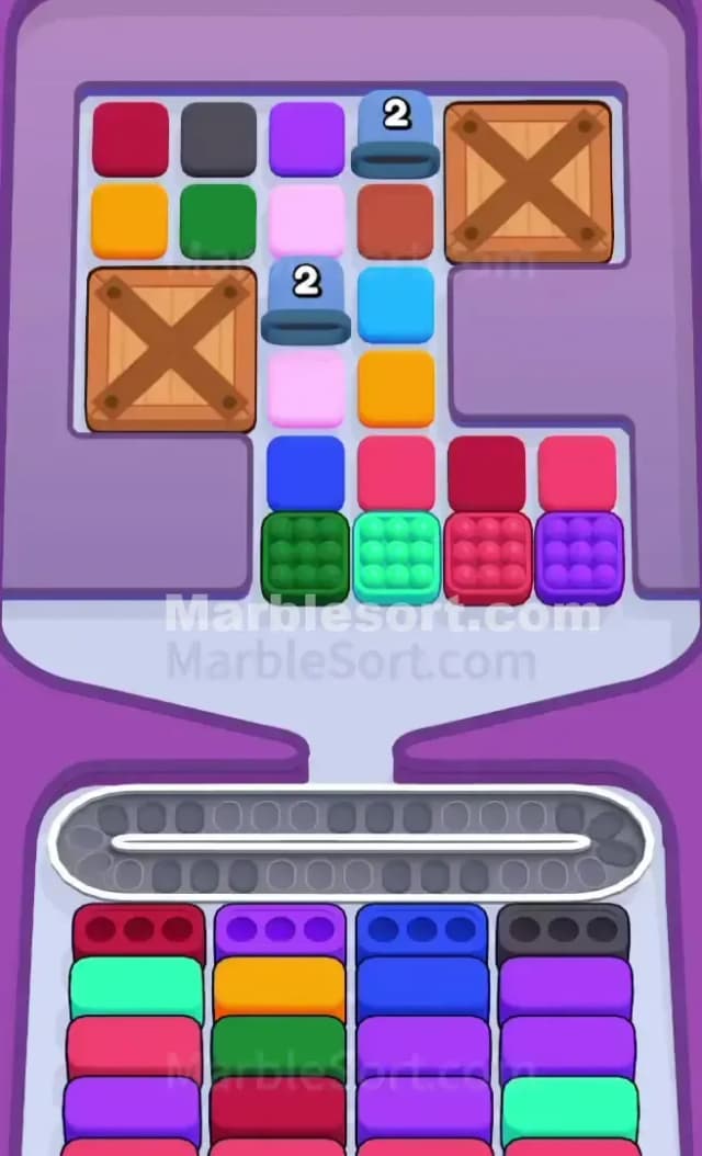 Marble Sort Level 556 Gameplay