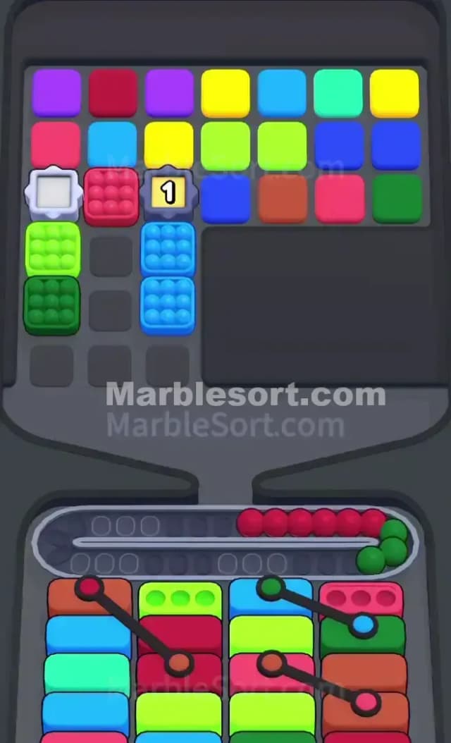 Marble Sort Level 604 Solution 1