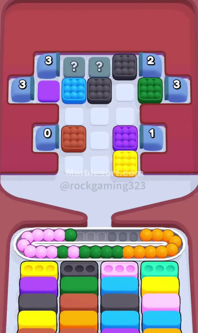 Marble Sort Level 222 Solution 1