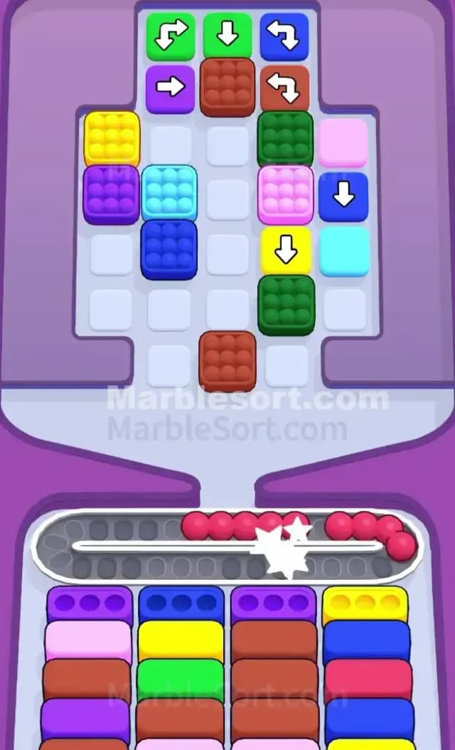 Marble Sort Level 635 Solution 1