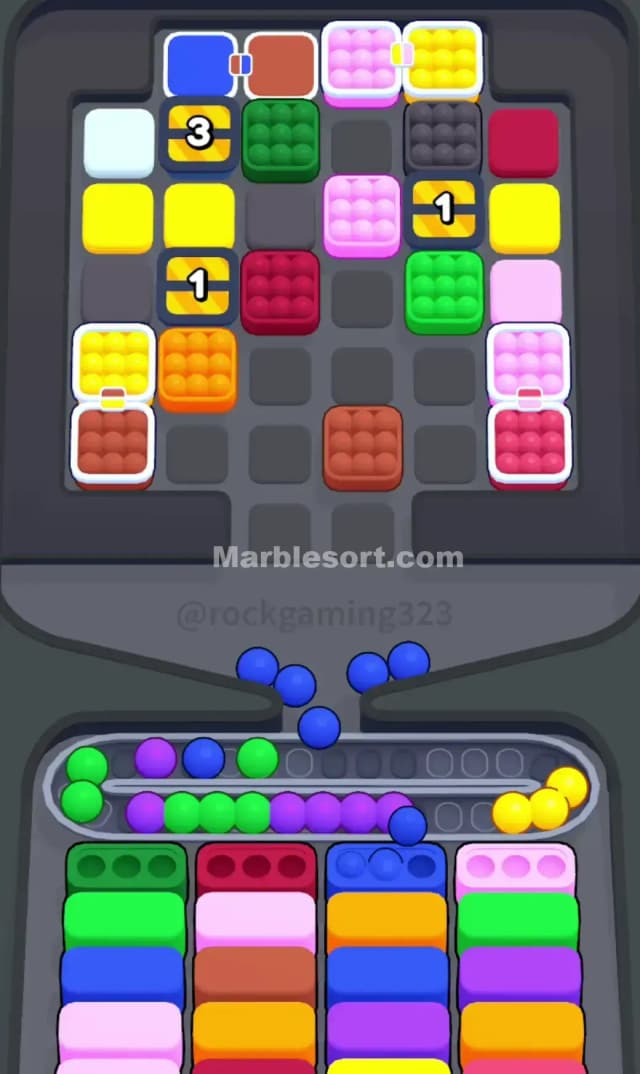 Marble Sort Level 207 Solution 1
