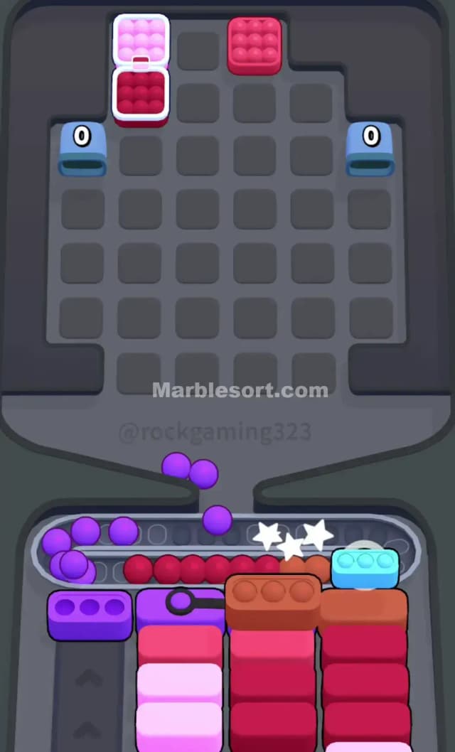 Marble Sort Level 100 Solution 3