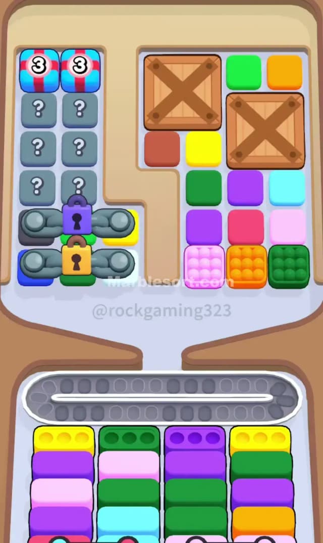 Marble Sort Level 278 Gameplay