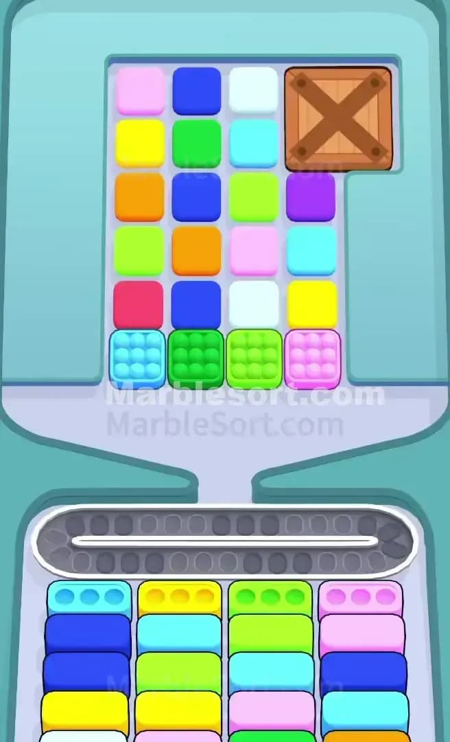 Marble Sort Level 351 Screenshot