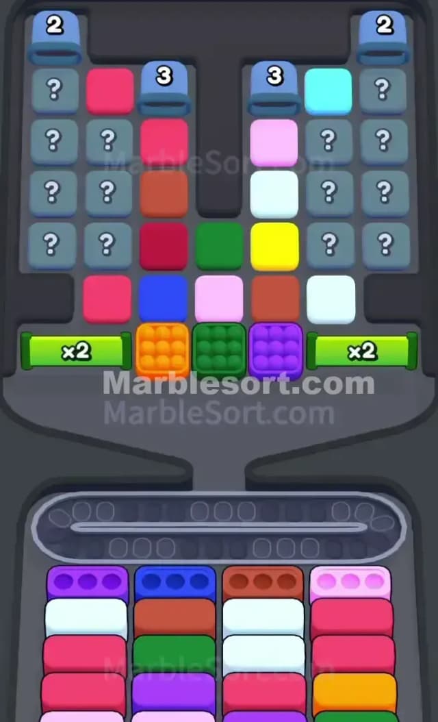 Marble Sort Level 580 Gameplay