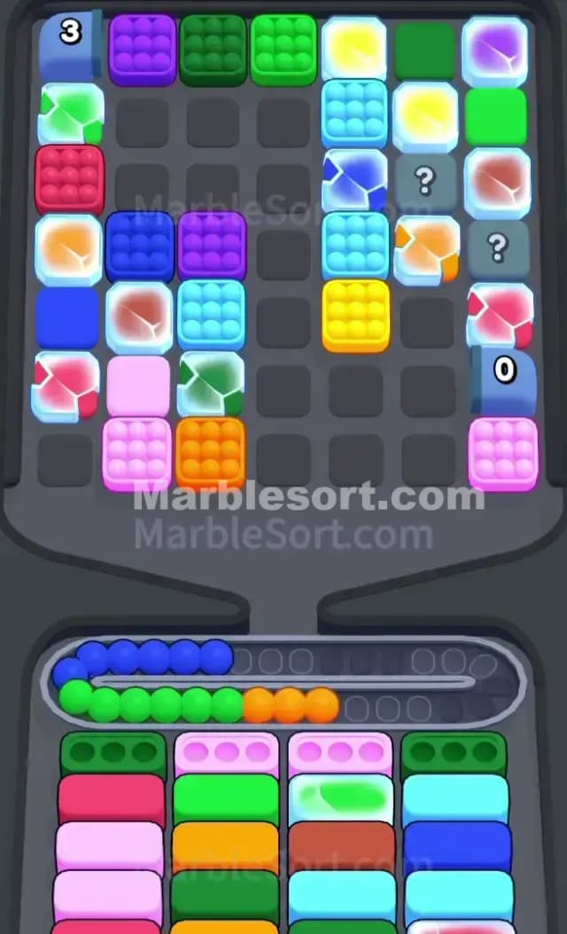 Marble Sort Level 300 Solution 1