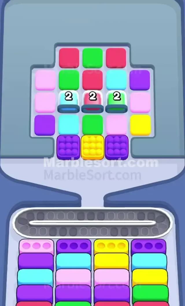 Marble Sort Level 542 Gameplay