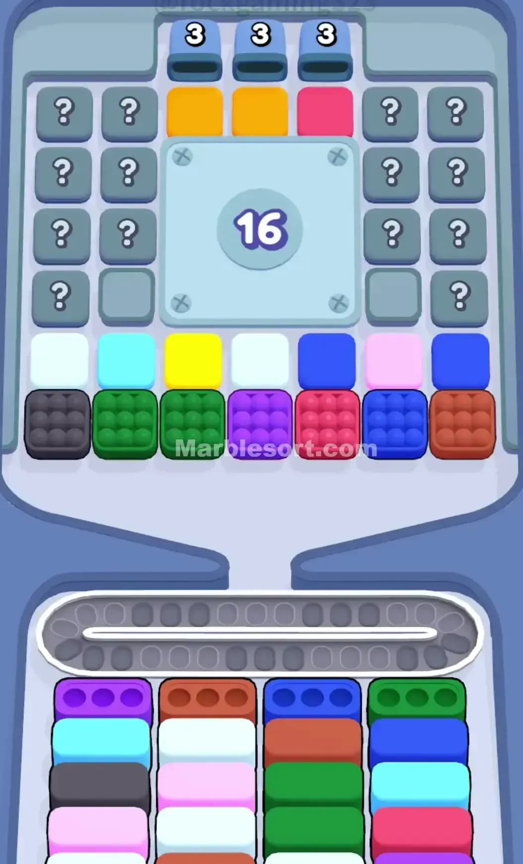 Marble Sort Level 86 Screenshot