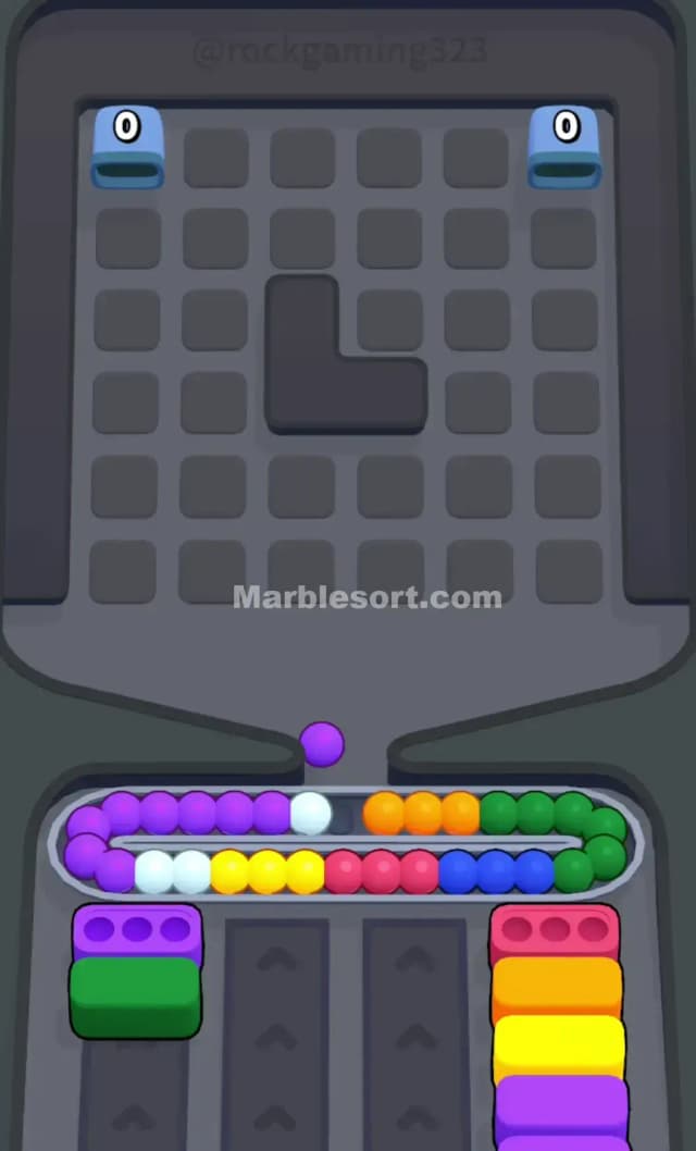 Marble Sort Level 50 Solution 3