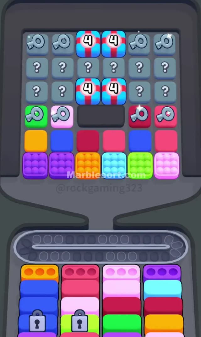 Marble Sort Level 227 Gameplay