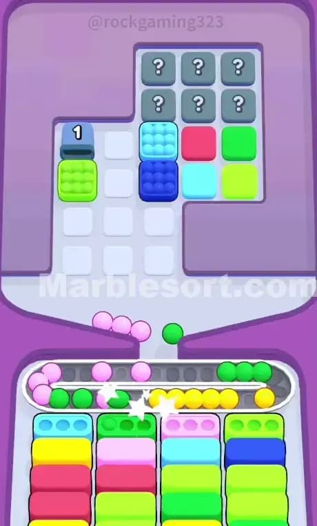 Marble Sort Level 20 Solution 1