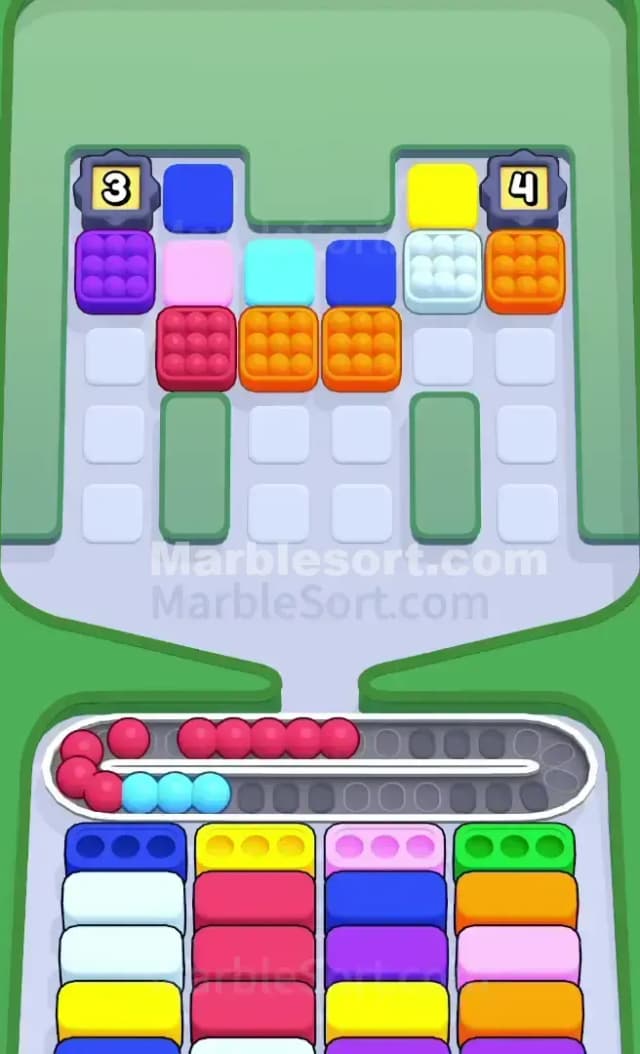 Marble Sort Level 562 Solution 1