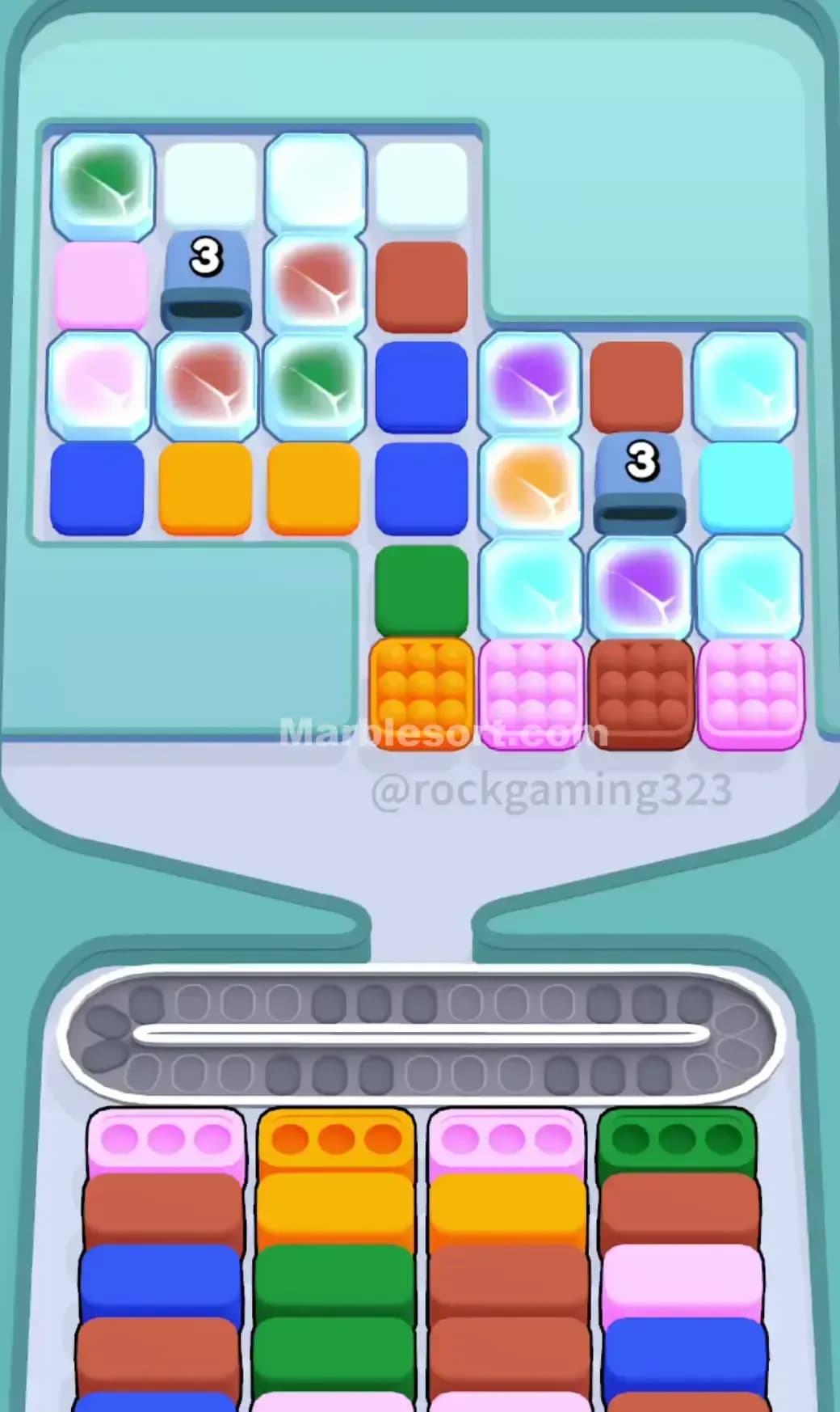 Marble Sort Level 351 Screenshot