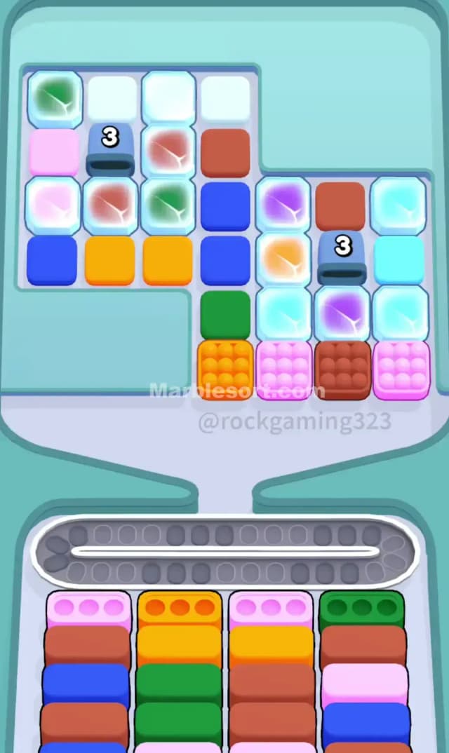 Marble Sort Level 351 Gameplay