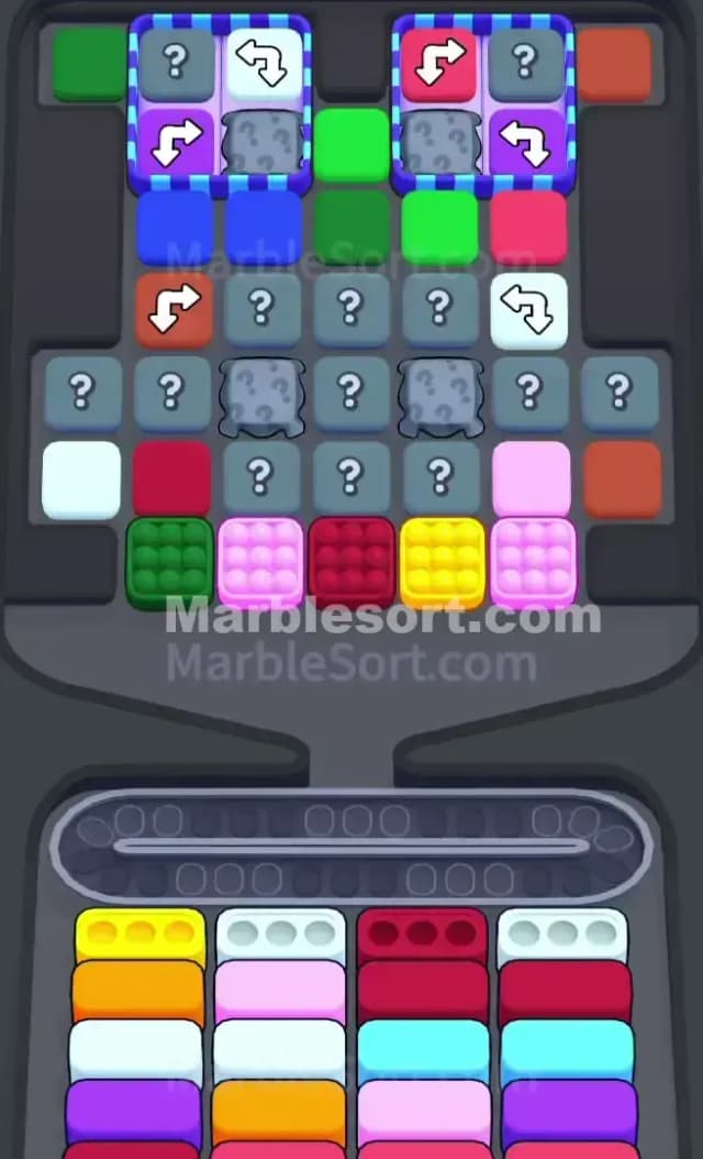 Marble Sort Level 674 Gameplay