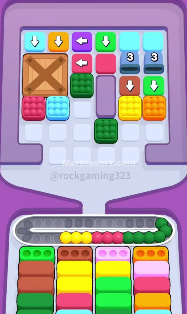 Marble Sort Level 248 Solution 1