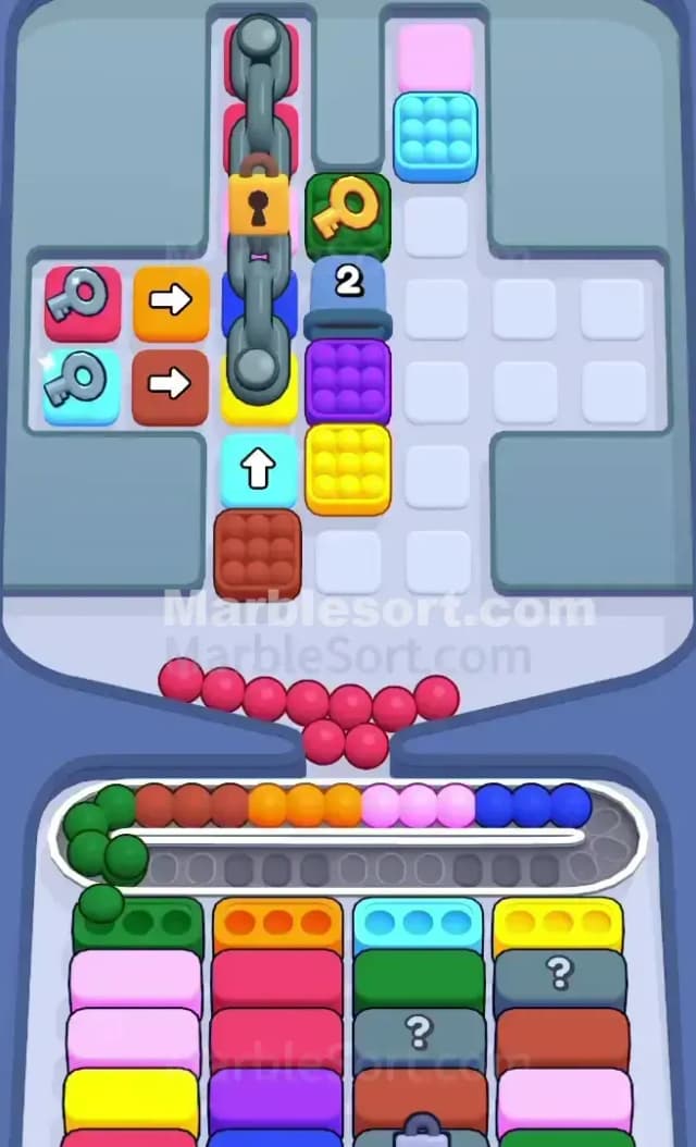 Marble Sort Level 619 Solution 1