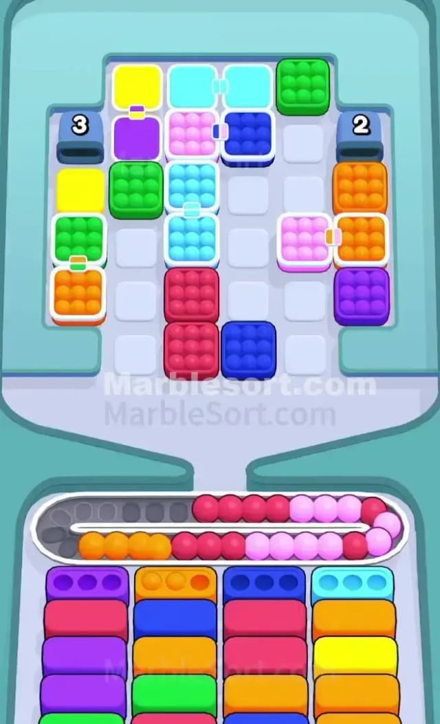 Marble Sort Level 275 Solution 1