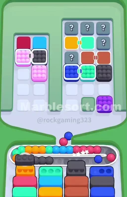 Marble Sort Level 255 Solution 1