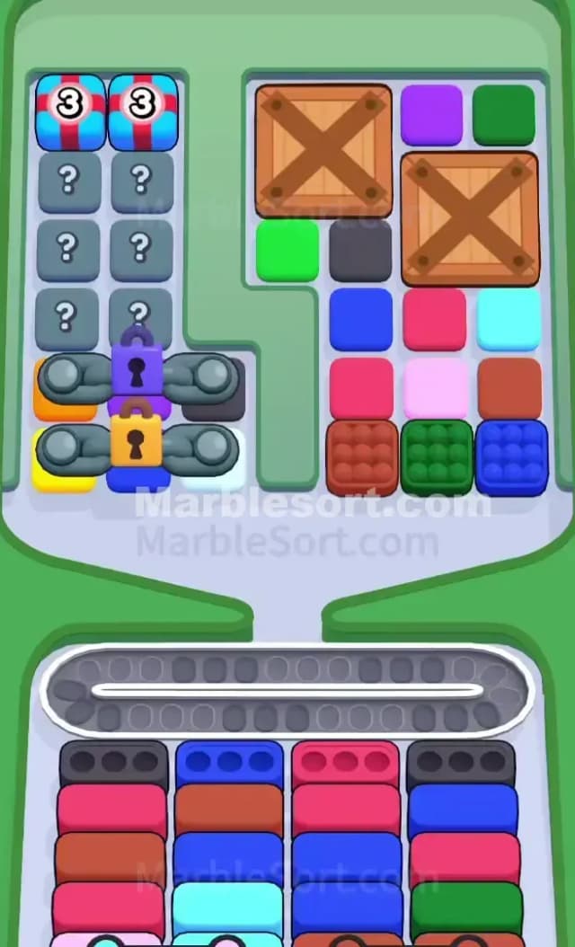 Marble Sort Level 338 Gameplay