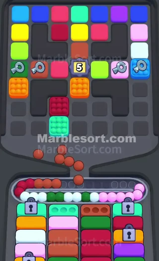 Marble Sort Level 470 Solution 1