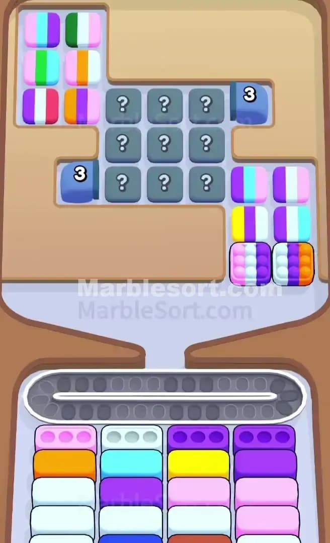 Marble Sort Level 276 Screenshot