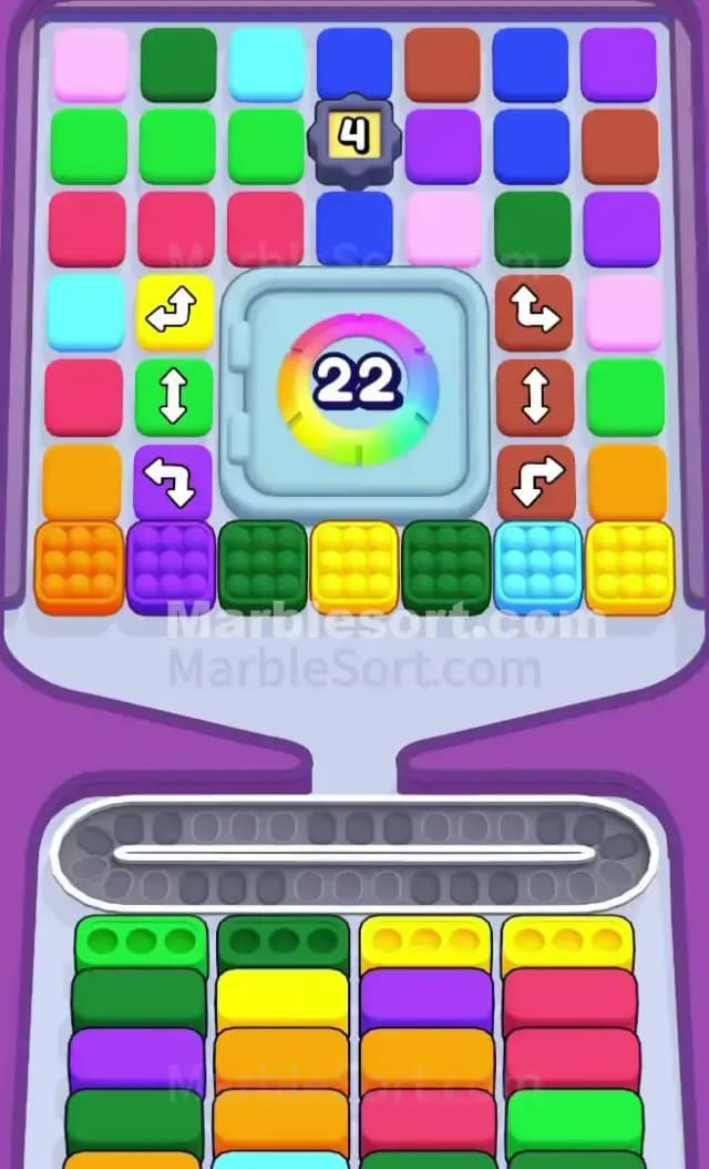 Marble Sort Level 633 Gameplay